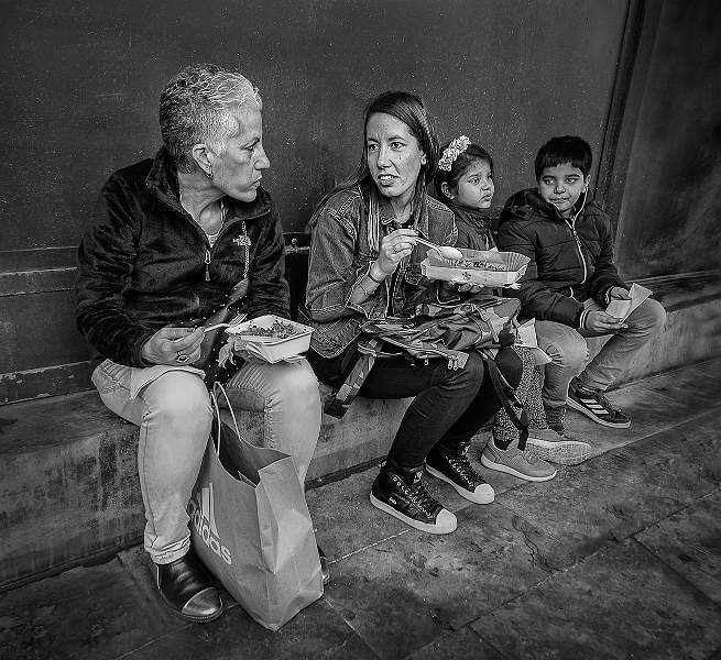 No 17 - Enjoying their Junk Food.jpg - Advanced 2019 Print Exhibition